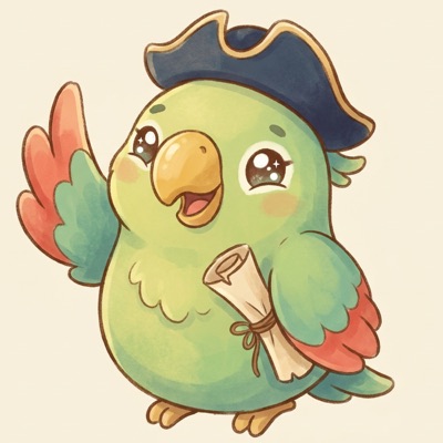 Captain Pip the parrot